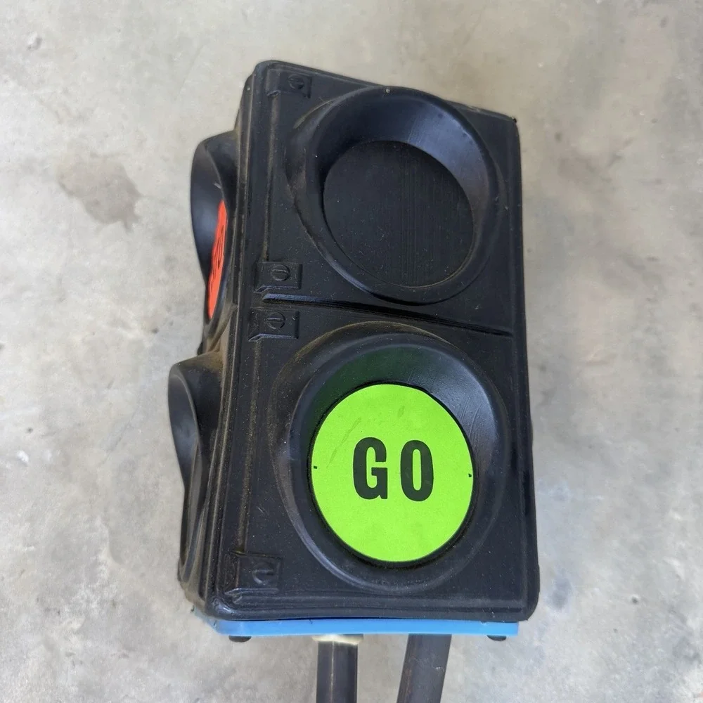Vintage Traffic  Signal Light Double 3D‎ Parking Meter For Train Sets Display