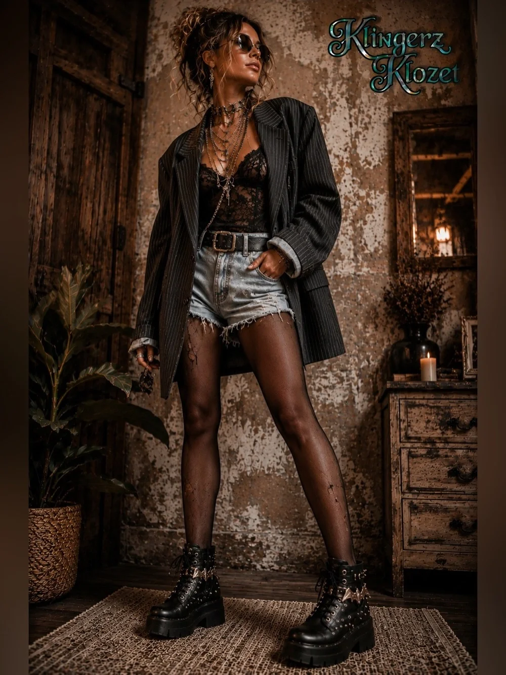 N/A edgy black