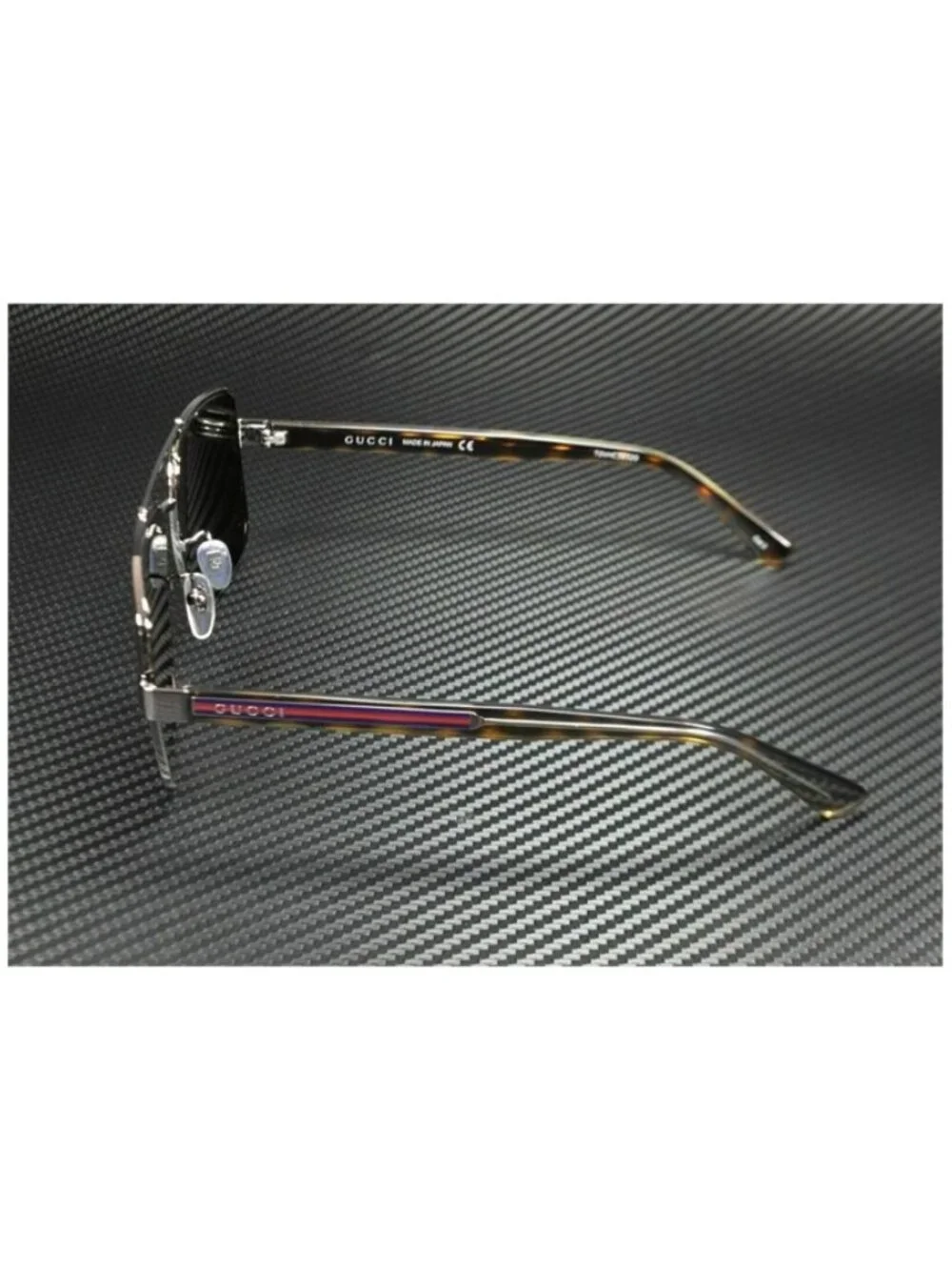 New Gucci Men  Ruthenium Sunglasses  60- 17-