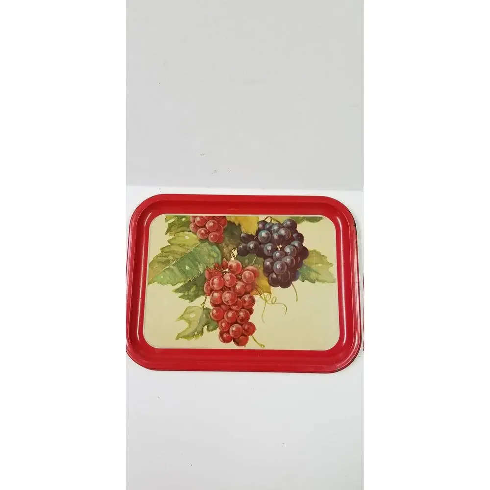 Vintage metal serving