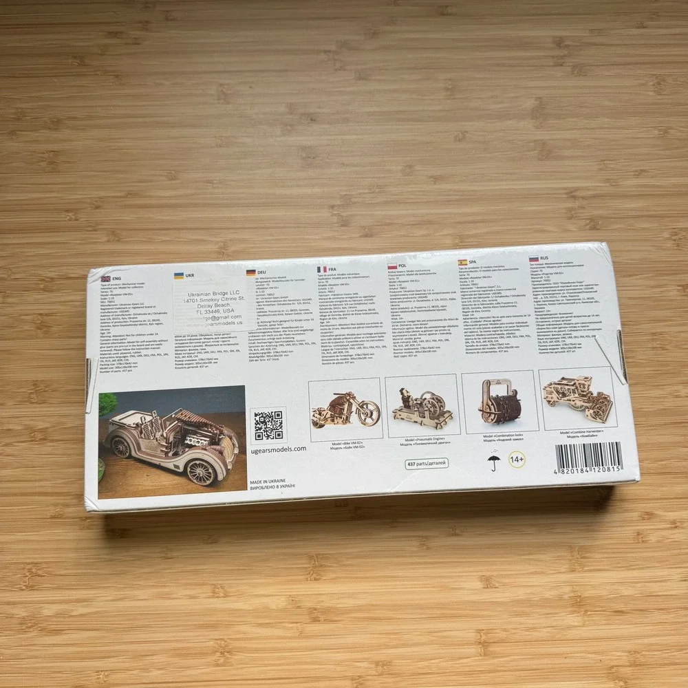UGears mechanical diy