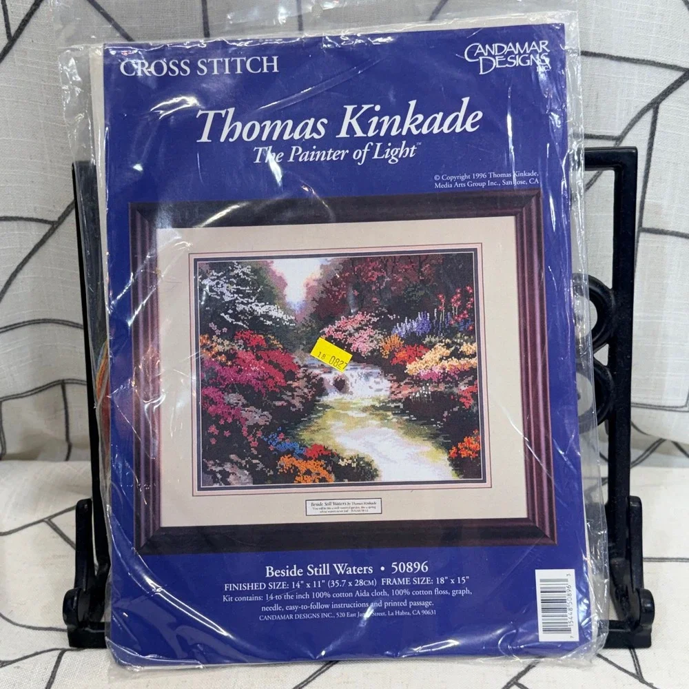 Candamar‎ Designs Cross Stitch Kit 14x11 Multicolor Thomas Kinkade 50896 Vintage