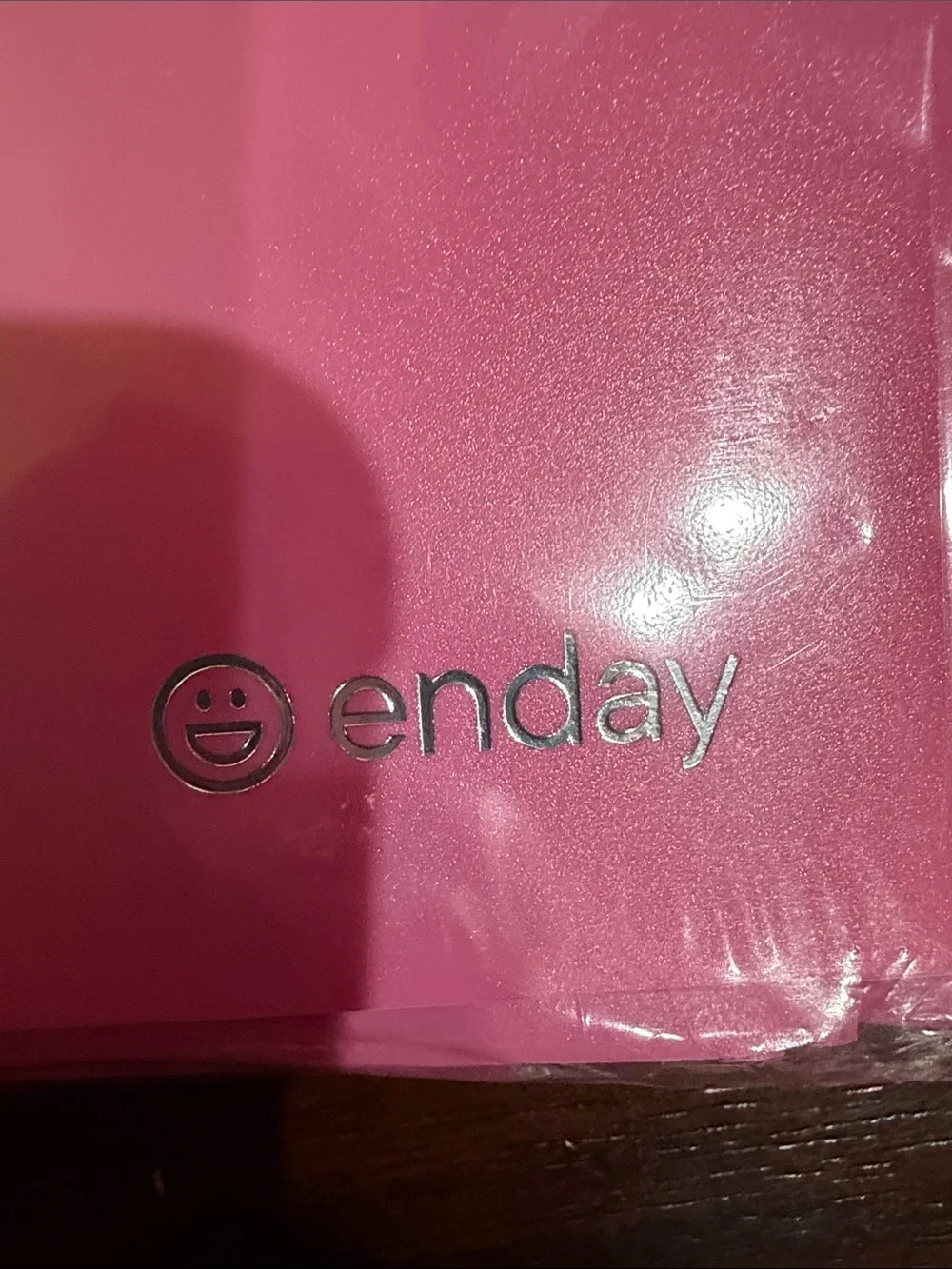 enday pink plastic