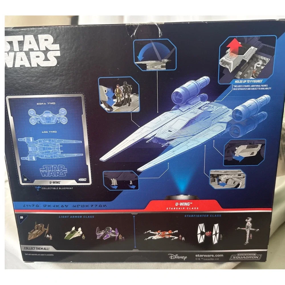 Star Wars Micro Galaxy Squadron U-Wing OS White Rogue One Series 5 #0082 New