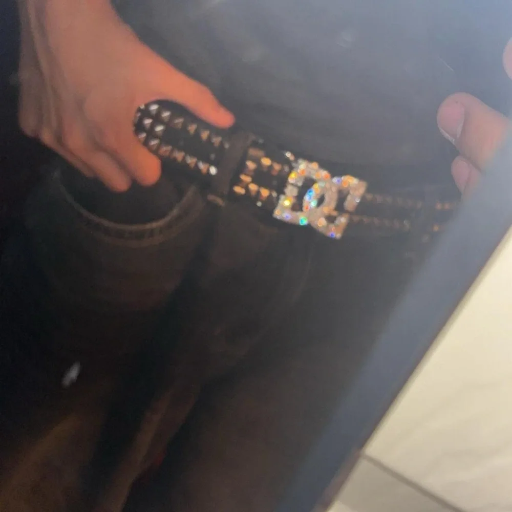 DC rhinestone studded