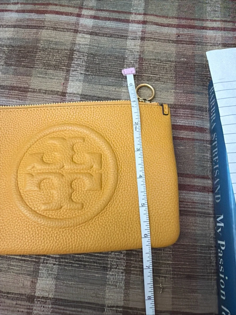 Tory Burch pebbled leather