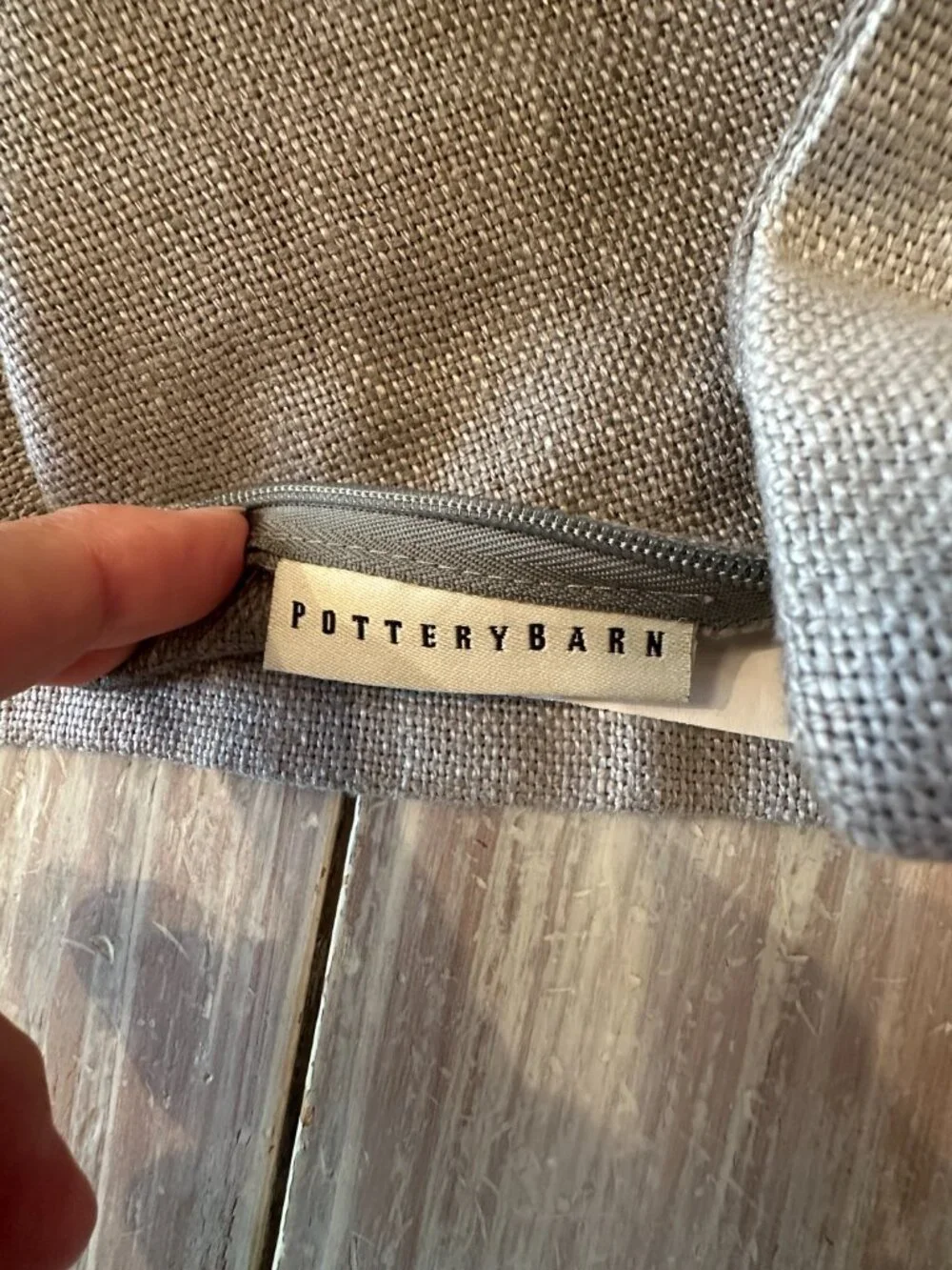 Pottery Barn reversible 100%