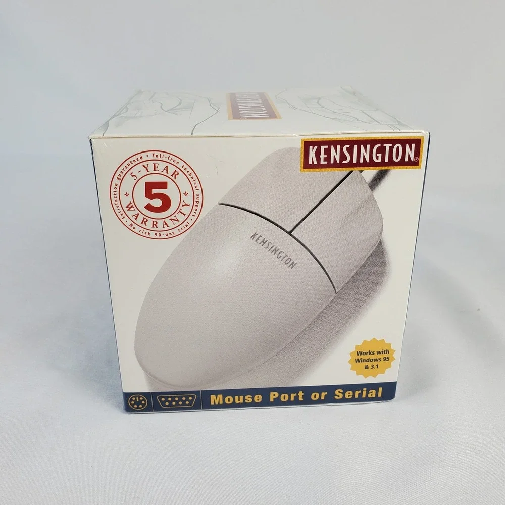 NOW VTG Kensington Mouse in a Box 64211 Replacement Windows 95 & 3.1 Serial Port