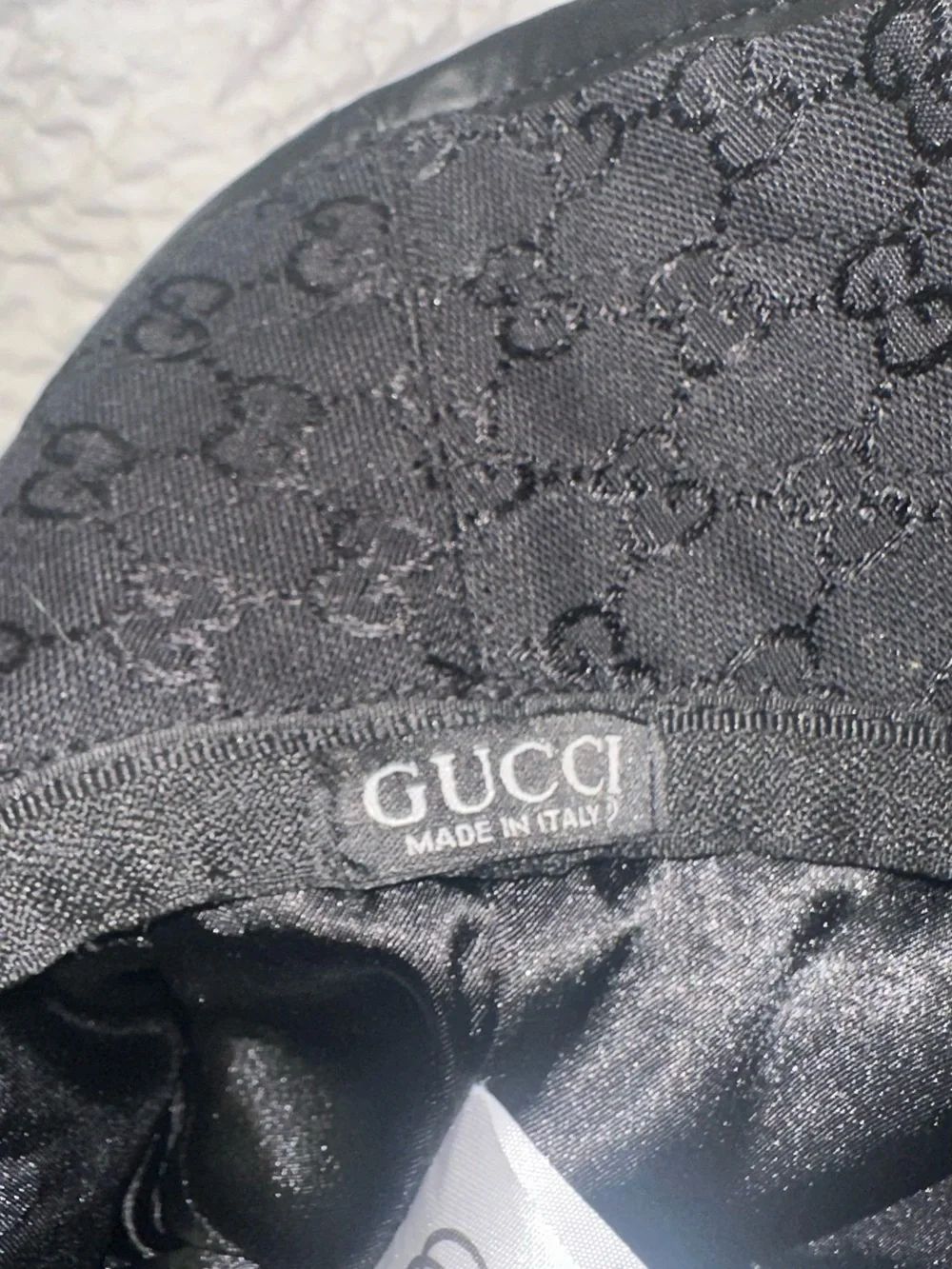 Gucci black bucket