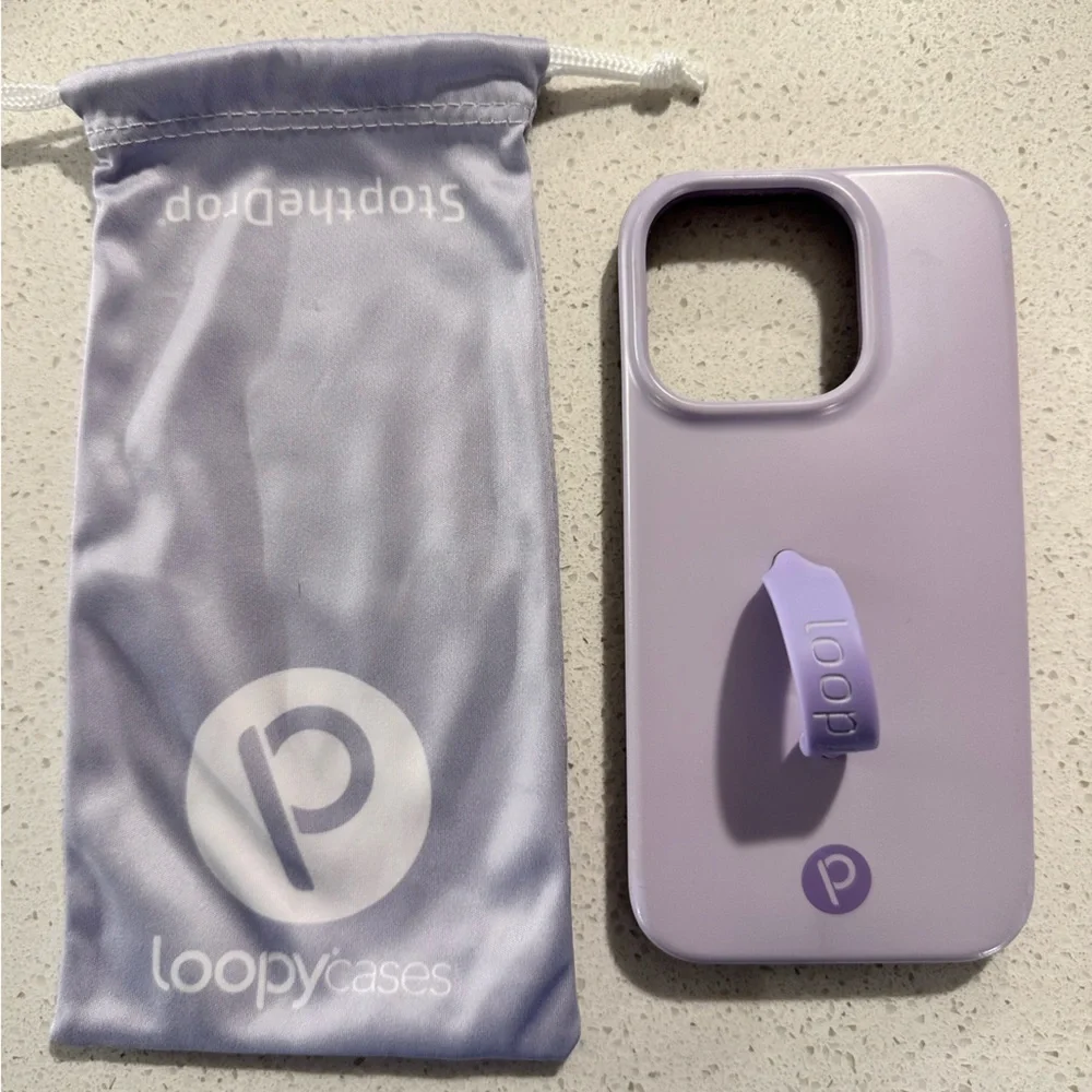 Loopy Case Lavender Purple Phone Case with Matching Strap