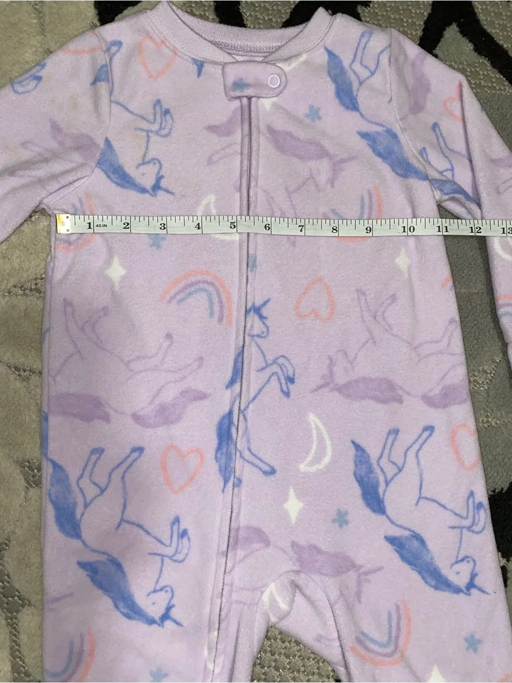 Carters purple fleece