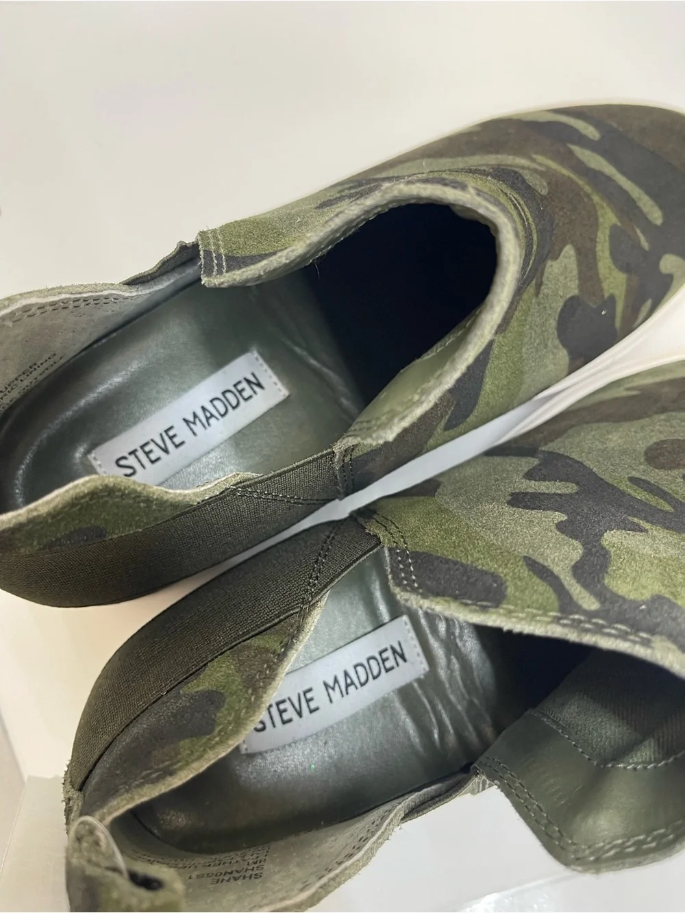 Steve Madden camouflage wedge