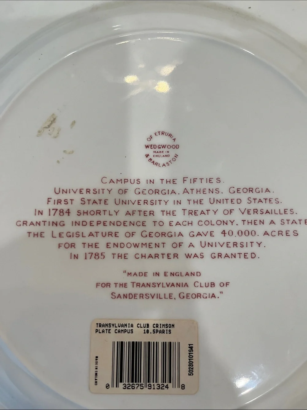 Wedgwood decorative dinner