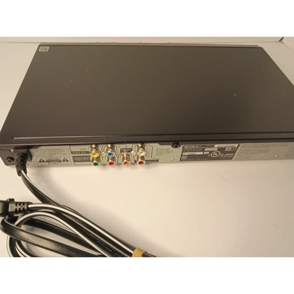 Sony DVP-SR200P Mini DVD Player Progressive Scan Black with Remote - Ships Free