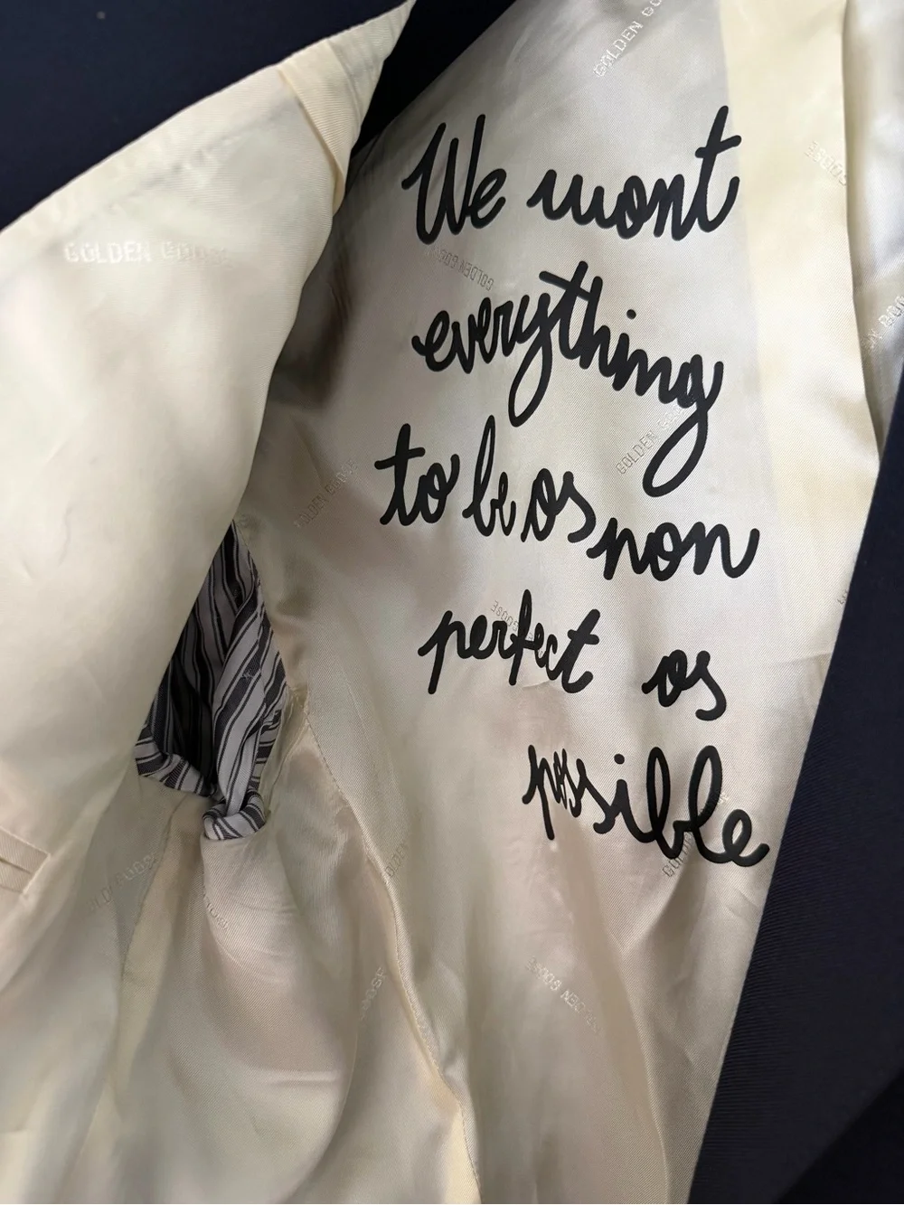 Golden Goose tailored double
