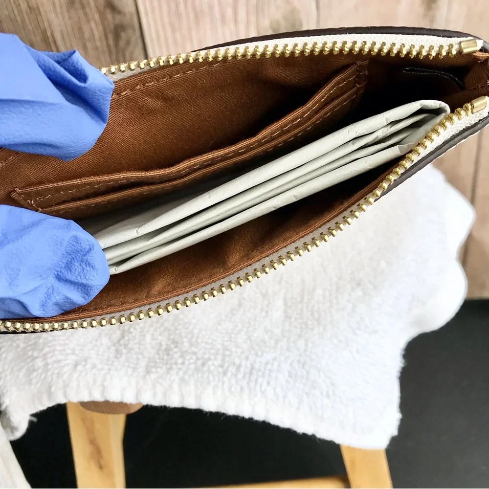 Coach crossgrain leather