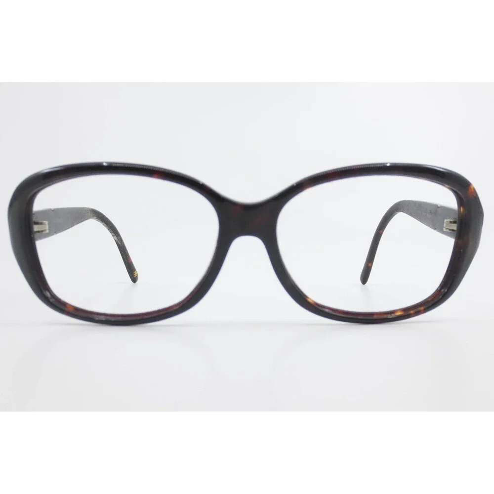 Polaroid V8408H REH87 Tortoise Oval Eyeglass Frames 56-15-130 Dark Brown Gold