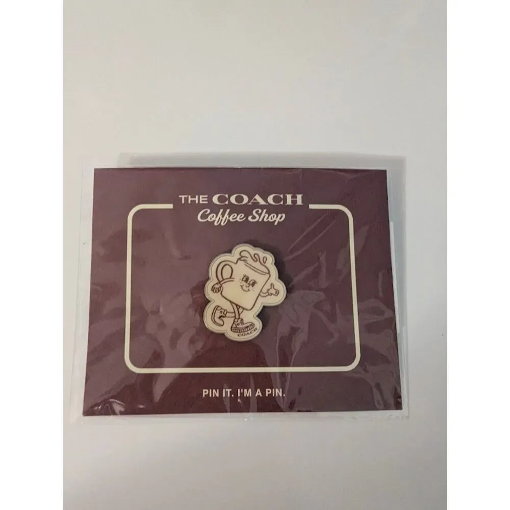 NWT Coach Coffee Cafe Pin