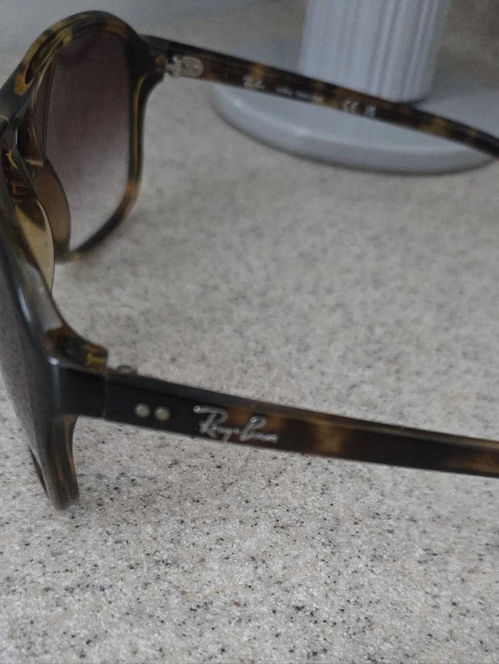 Ray Ban CATS 4000 Light Havana Gradient Crystal Brown Tortoise Sunglasses Unisex