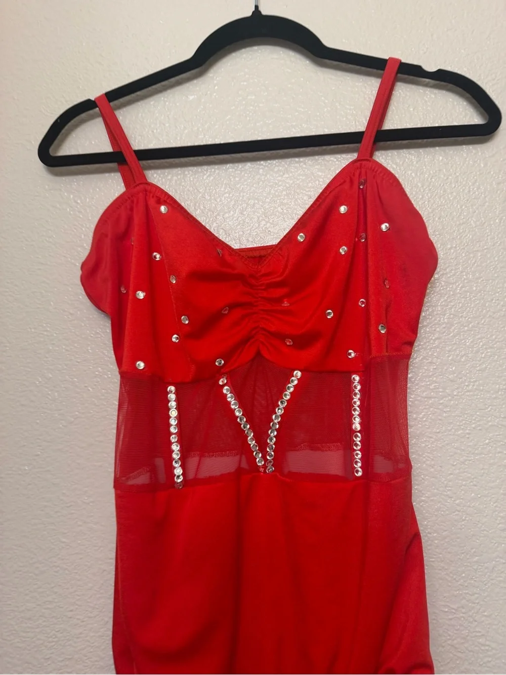 Kelle kelle custom dance costume red