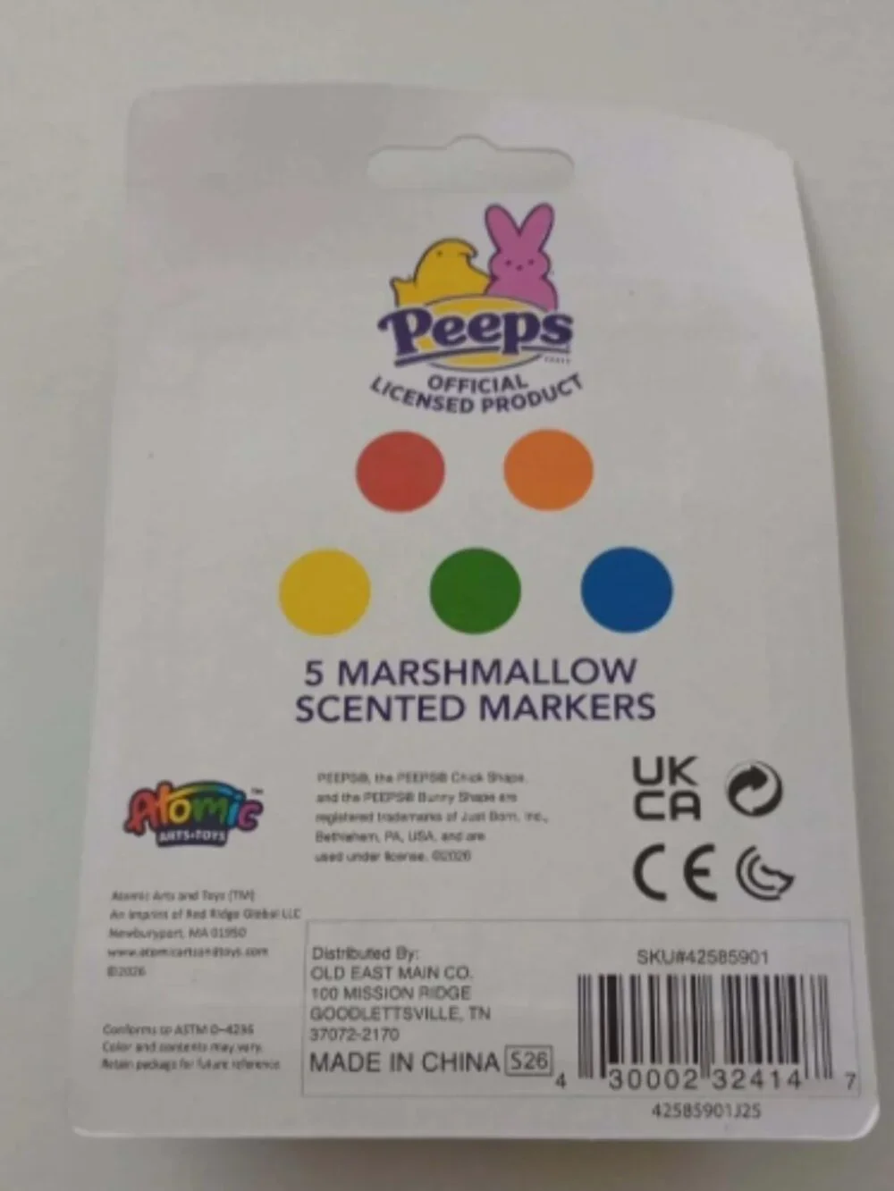 Peeps marshmallow scented