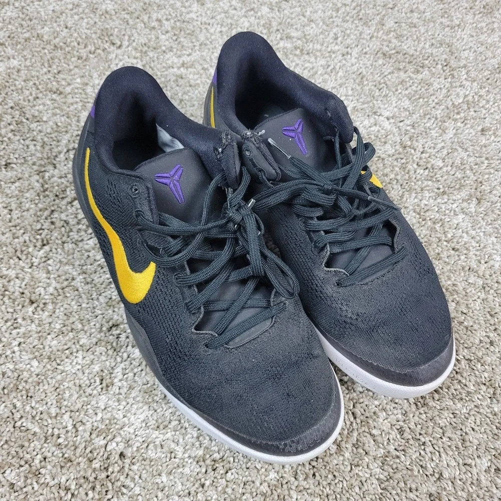 Nike Kobe 8 VIII Protro Lakers Away Size 6Y Black Athletic‎ Basketball Shoes
