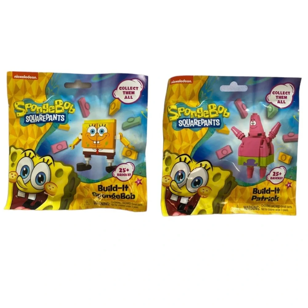 nickelodeon Sponge bob Squarepants Patrick‎ Build-it Mini Figurines