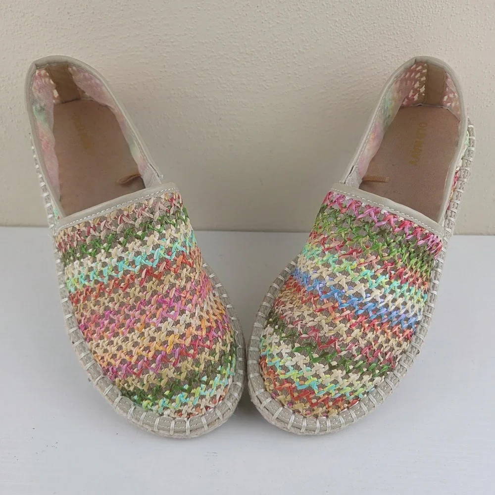 Old Navy Multicolor Espadrille Flats Women's Size‎ 6.5