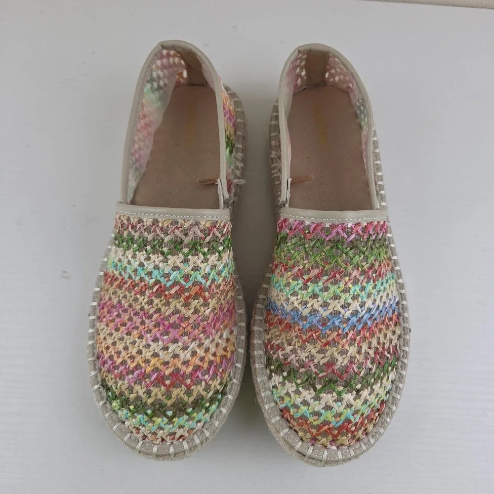 Old Navy Multicolor Espadrille Flats Women's Size‎ 6.5