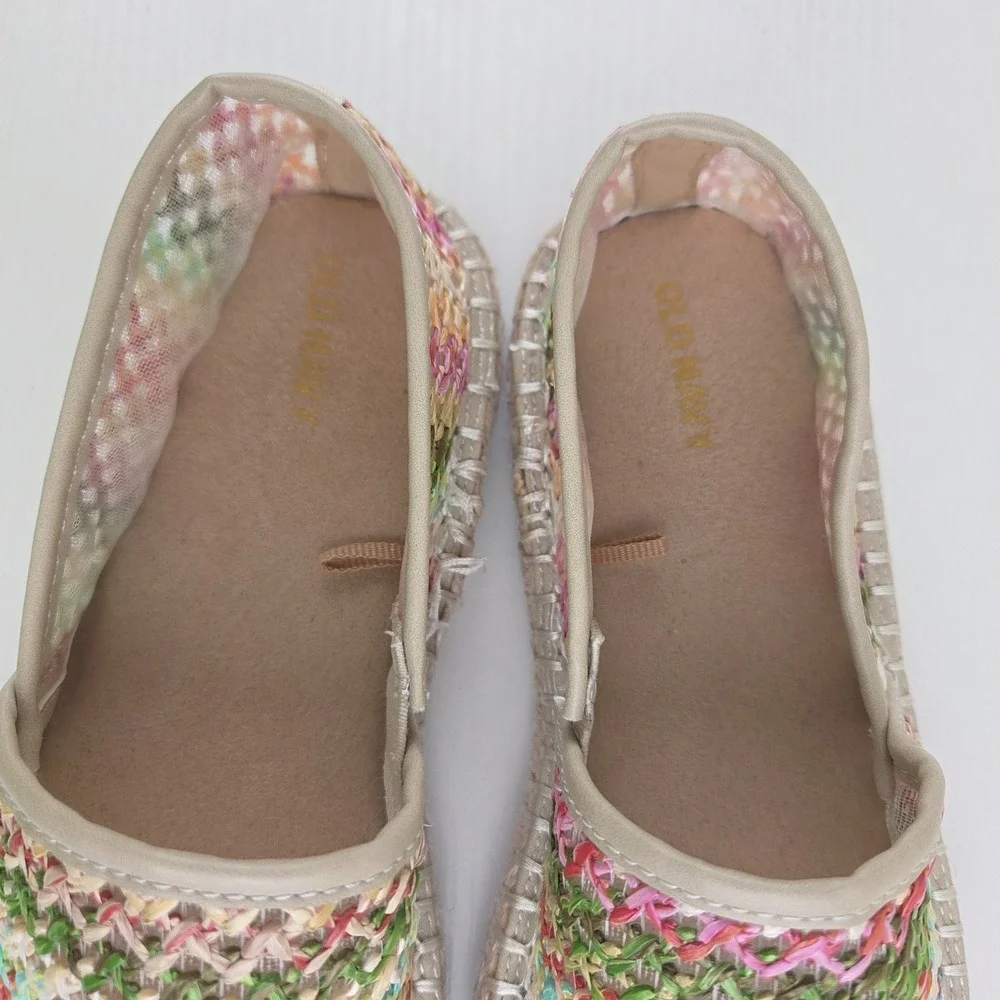 Old Navy Multicolor Espadrille Flats Women's Size‎ 6.5