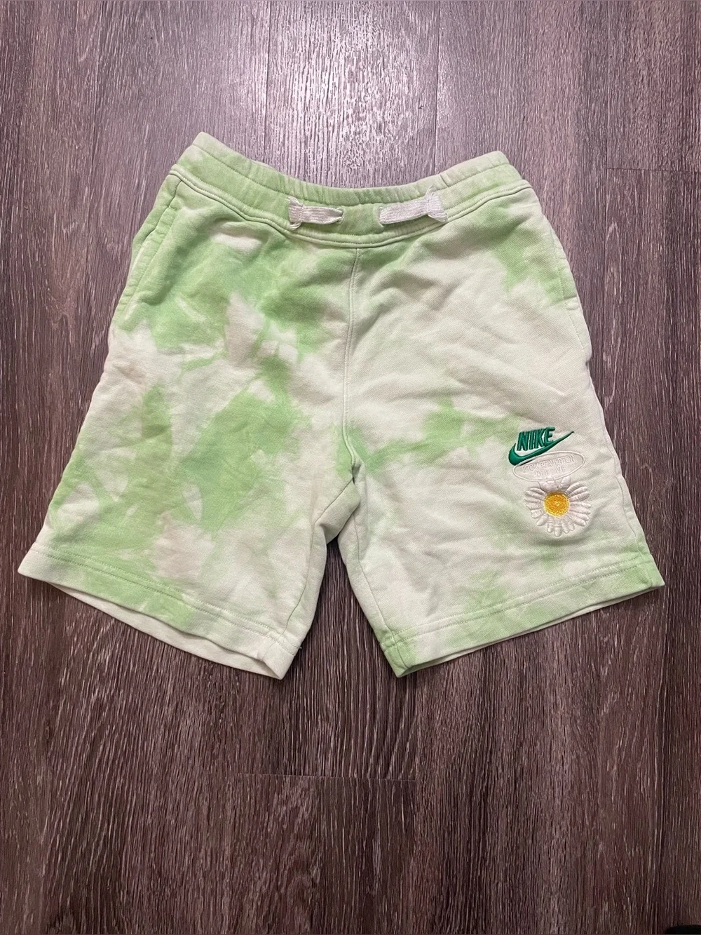 Nike “Have A Nike Day” Acid Wash Fleece Shorts