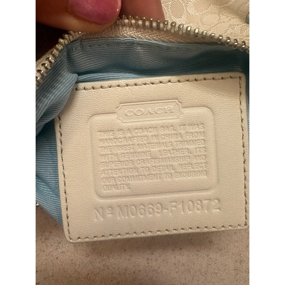 Coach signature jacquard