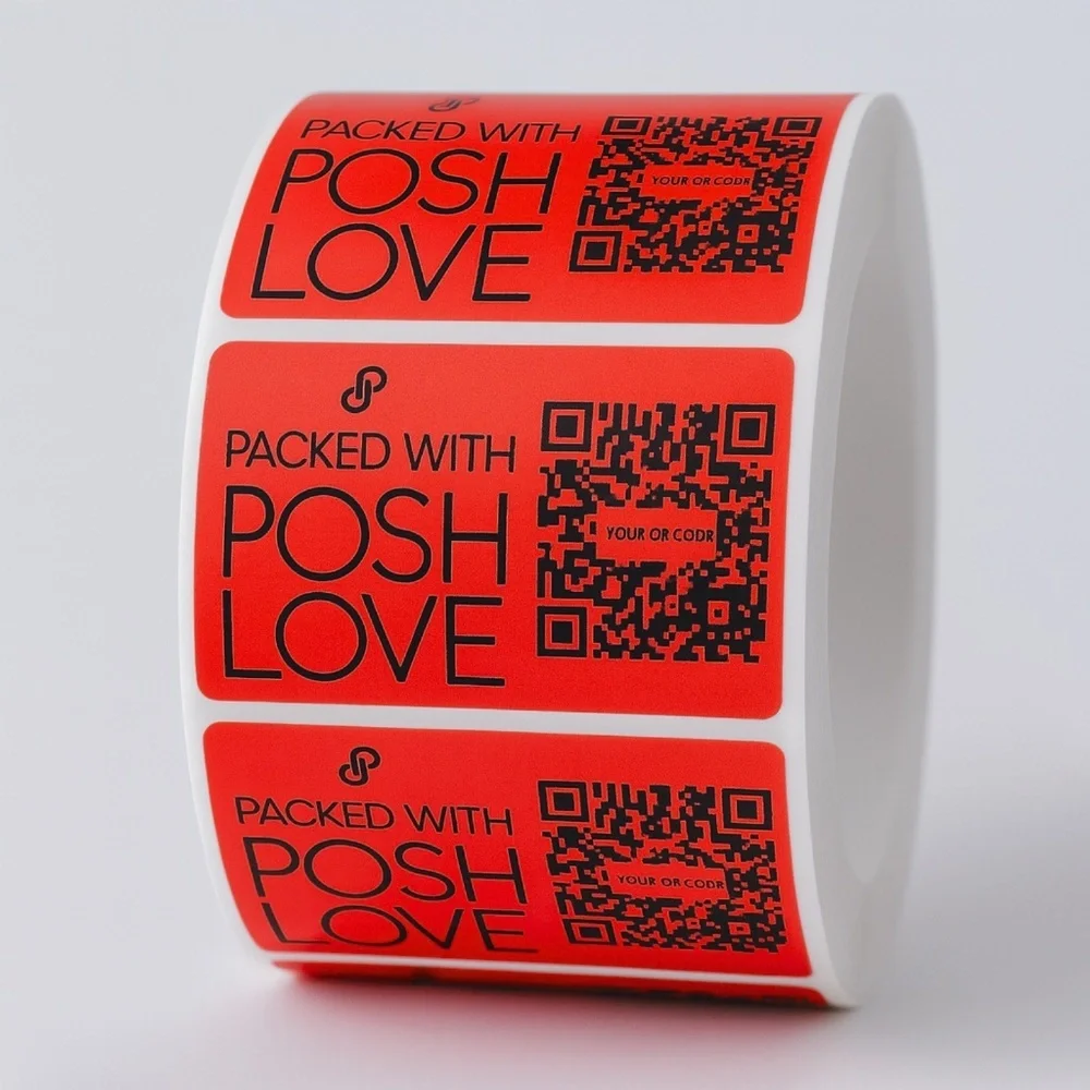 Custom Closet Name Sticker 2.25″×1.25″ Personalized QR-Code Labels