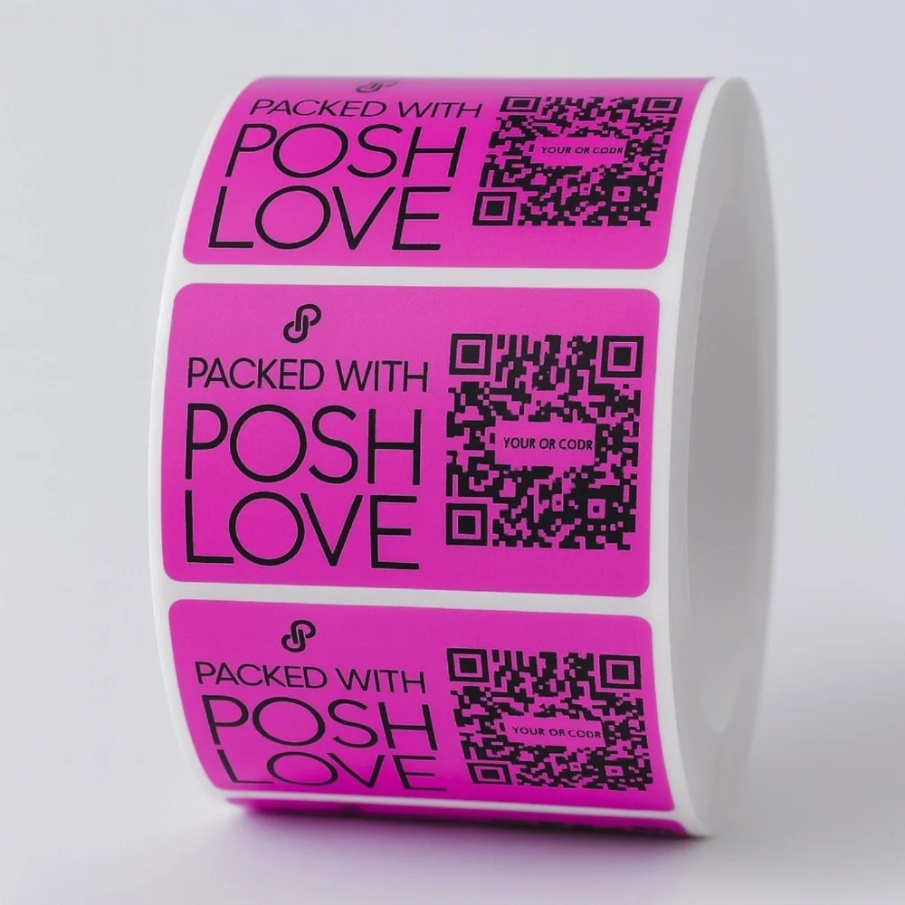 Custom Closet Name Sticker 2.25″×1.25″ Personalized QR-Code Labels