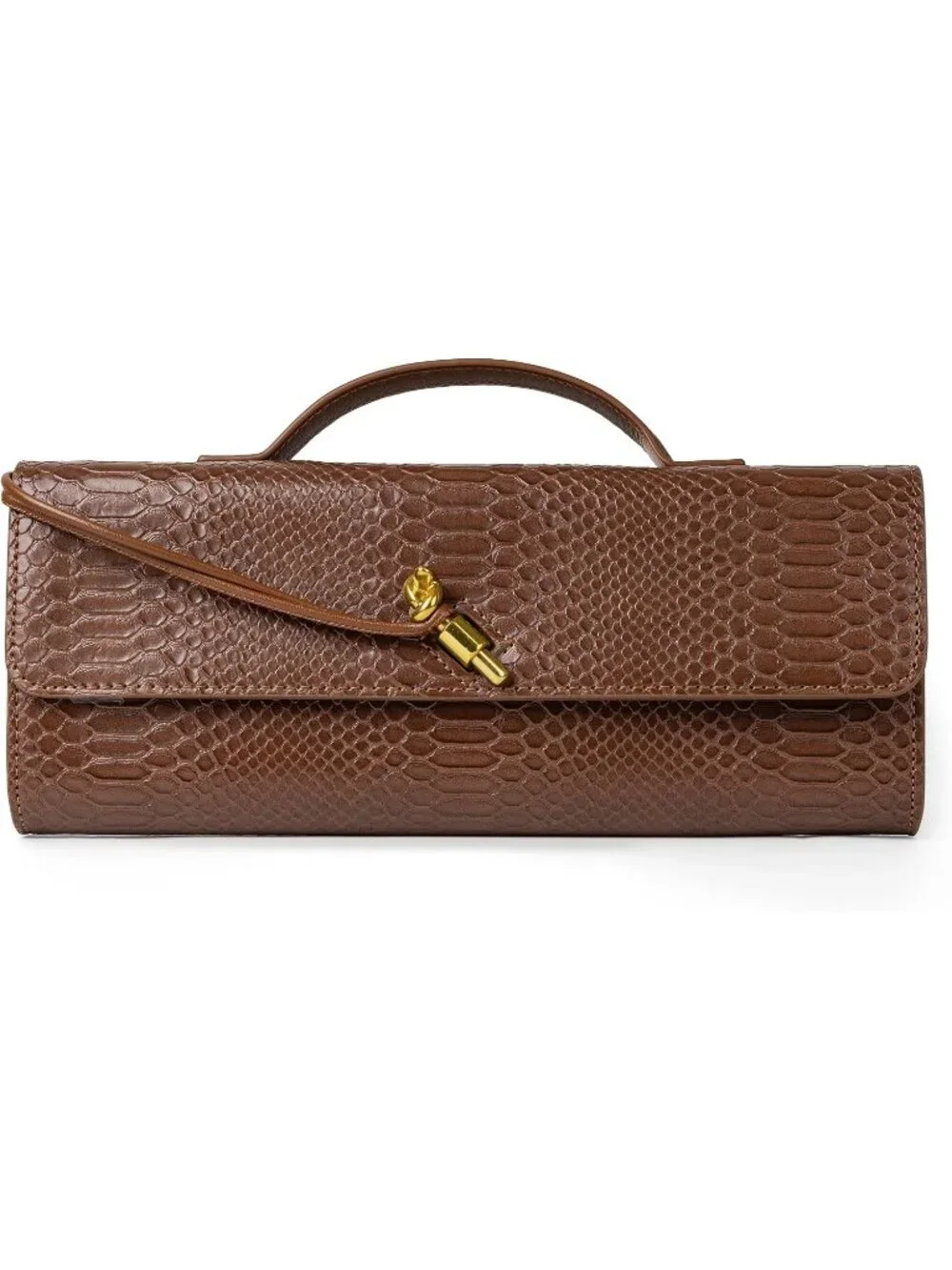 Women Syrup Brown Leather Suede Woven Clutch Purse For Evening Crossbody Bag