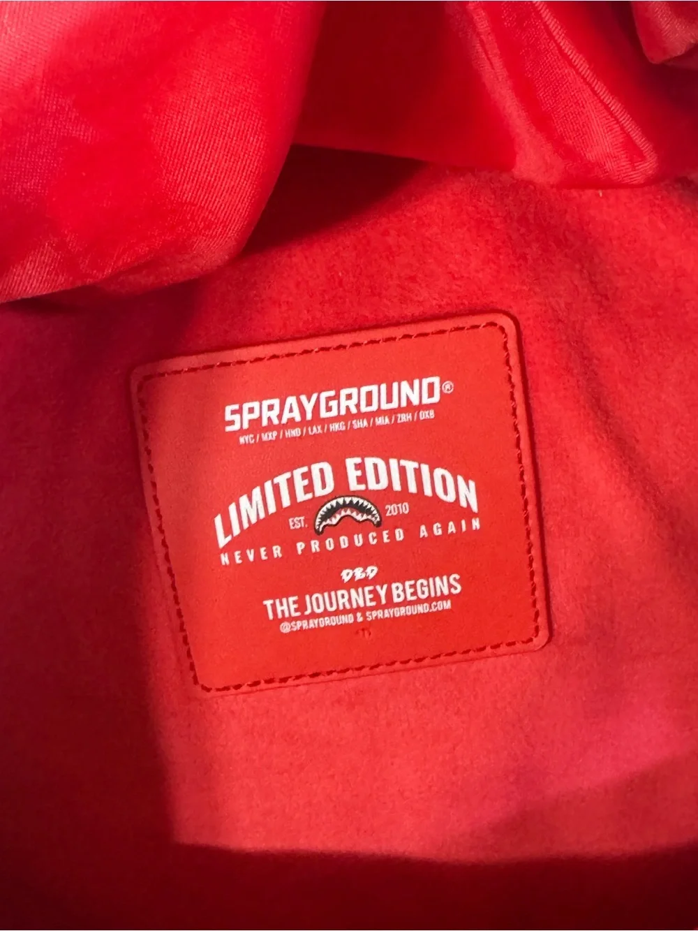 Sprayground front metal