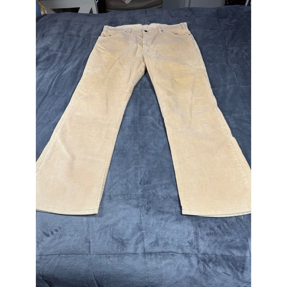 Vintage Levis‎ 517 Corduroy Pants Mens 38x30 Tan Beige Bootcut Made in USA