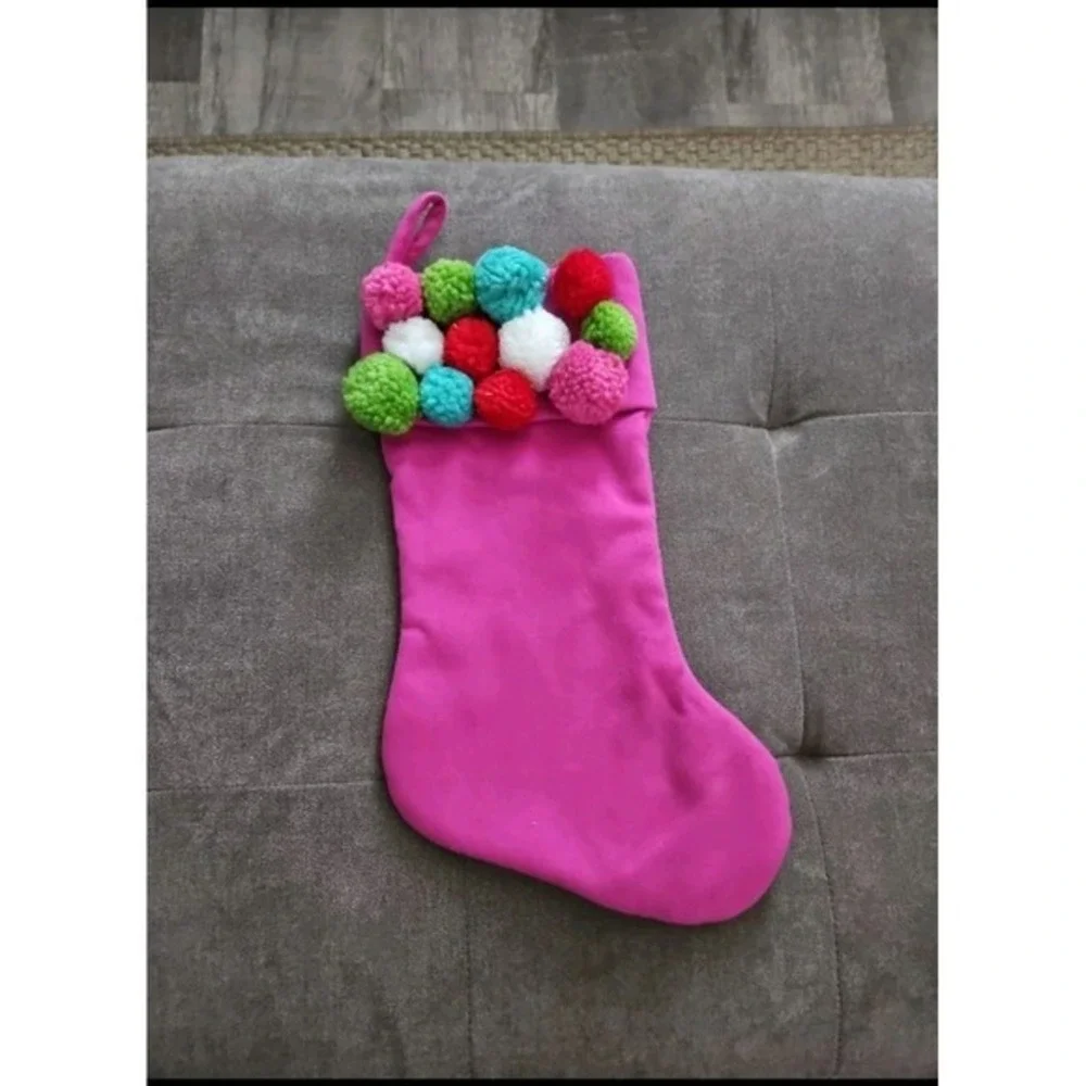 White Cross christmas stockings