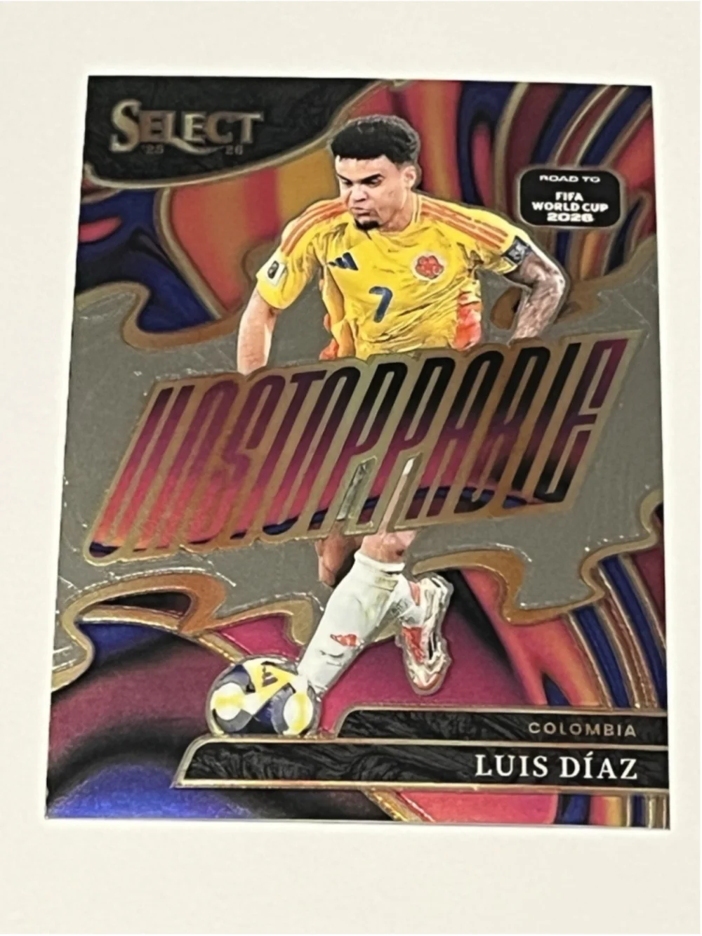 Luis Diaz 2025-26 Panini Select Road to FIFA World Cup Unstoppable Silver #4