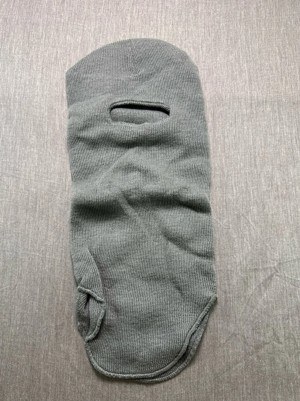 US Military issued Foliage Green Extreme Cold Weather Balaclava Hood Wool Blend