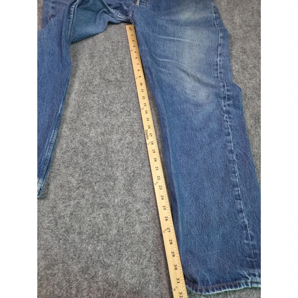 Vintage Levi's 501 Jeans Mens 42x34 Blue‎  90s Made in USA Straight Leg Denim