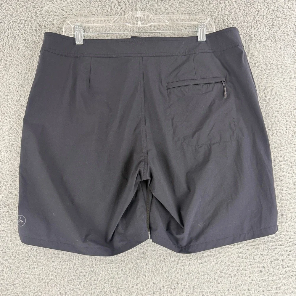 Aether Apparel Board Shorts Mens 34 Black Stretch Quick Dry Swim Trunks‎ Active