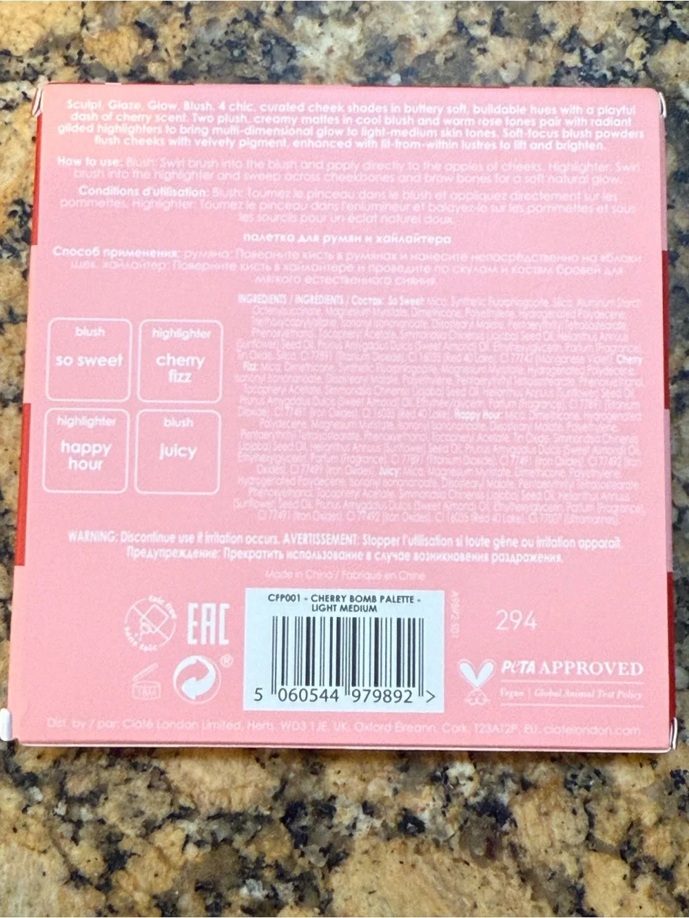 Ciaté London buildable cherry