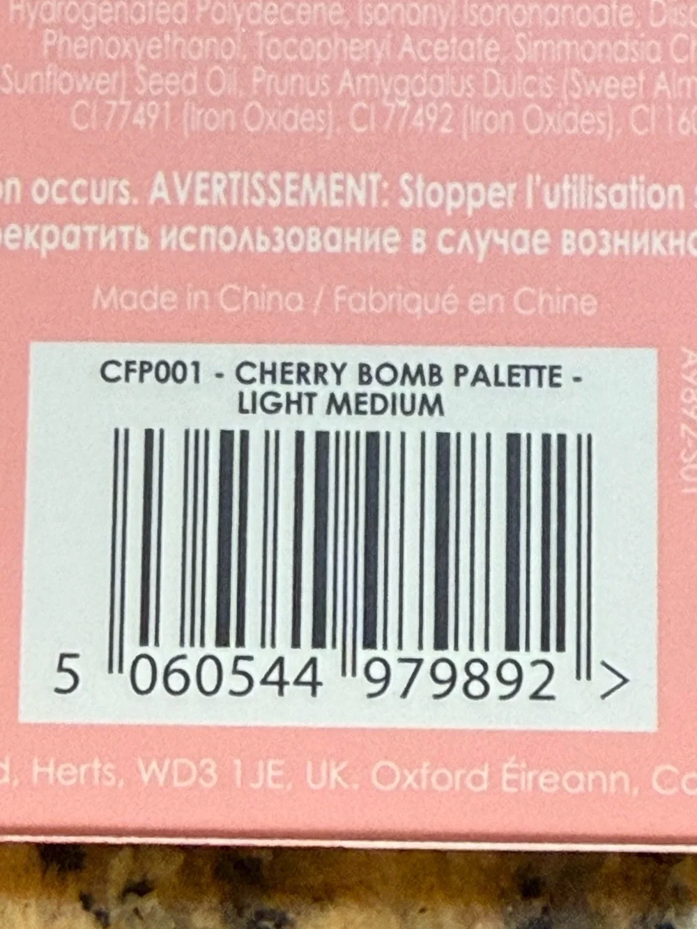 Ciaté London buildable cherry