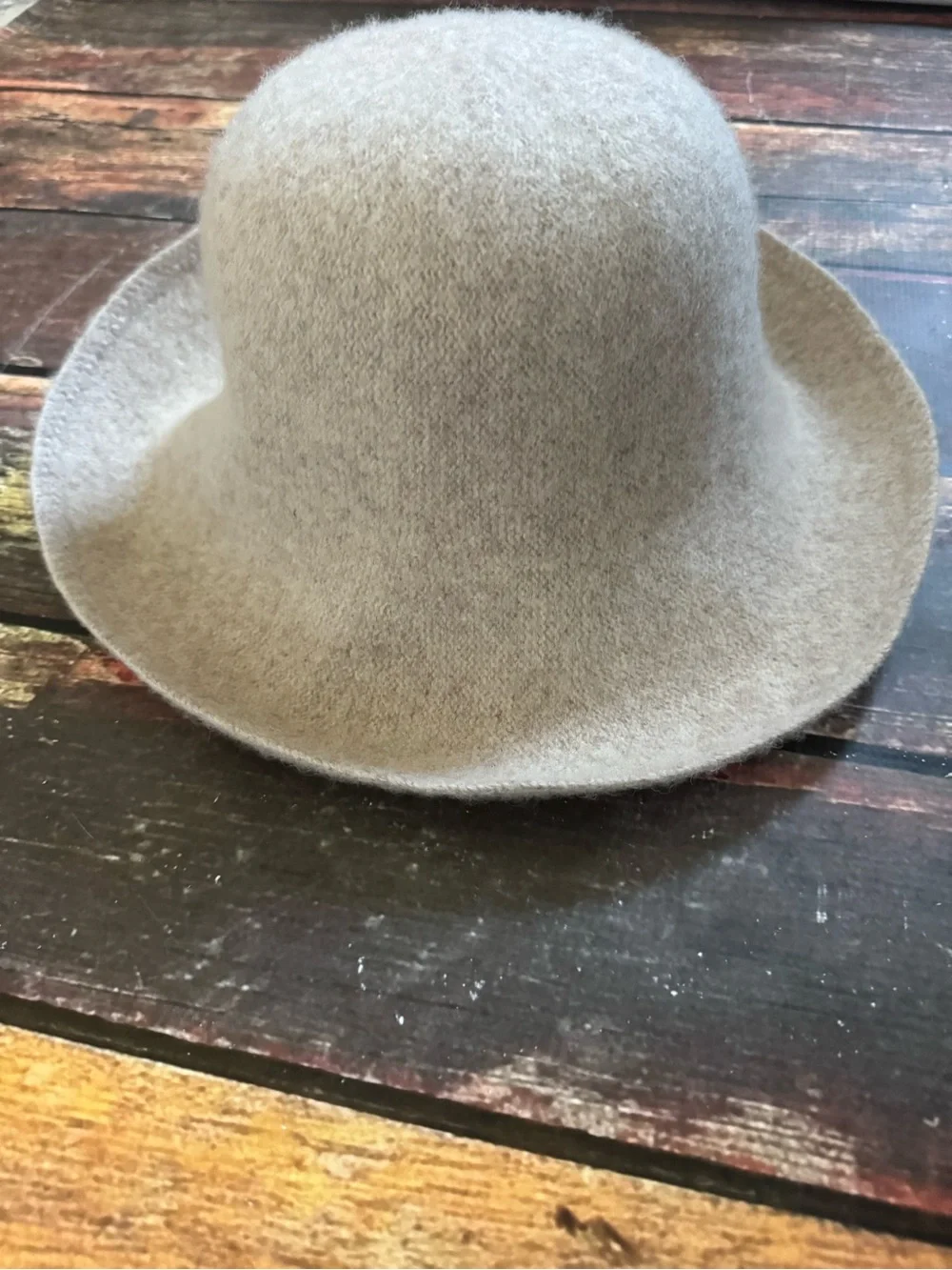 Universal Thread Wool Blend Bucket Hat Oatmeal Neutral