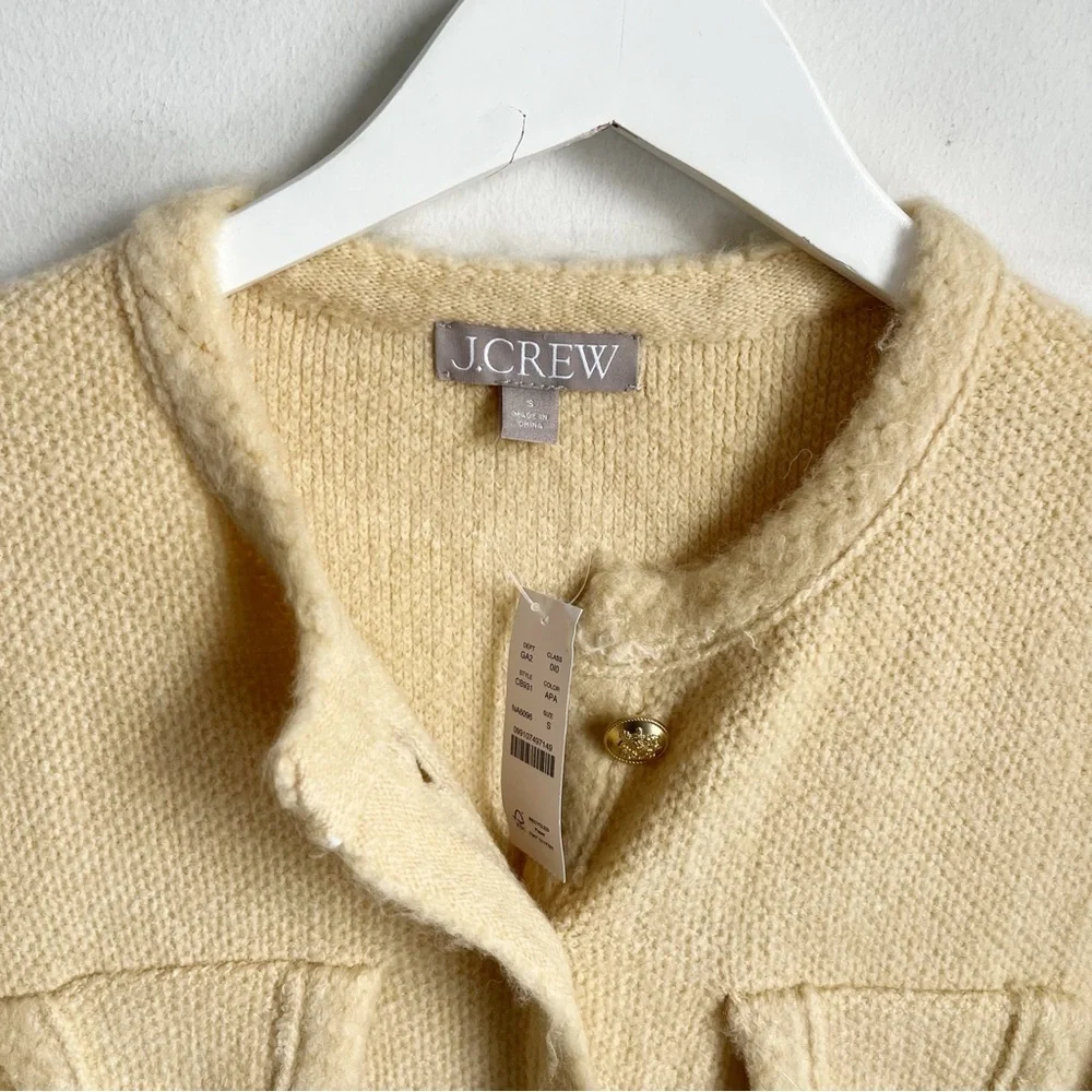 J. Crew sweater lady