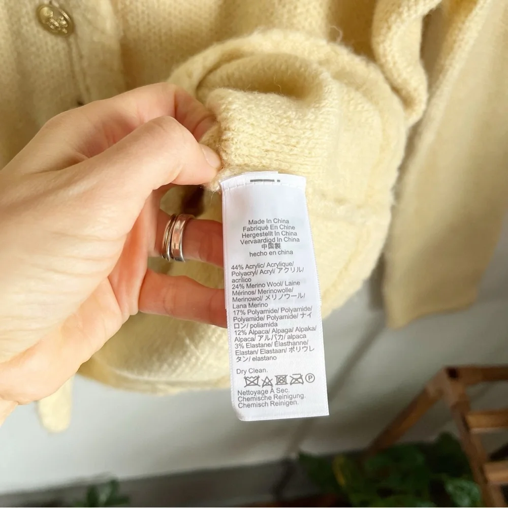 J. Crew sweater lady