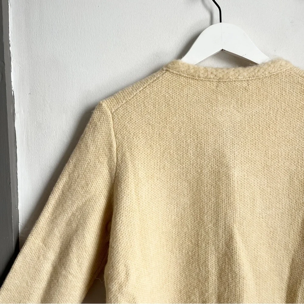 J. Crew sweater lady