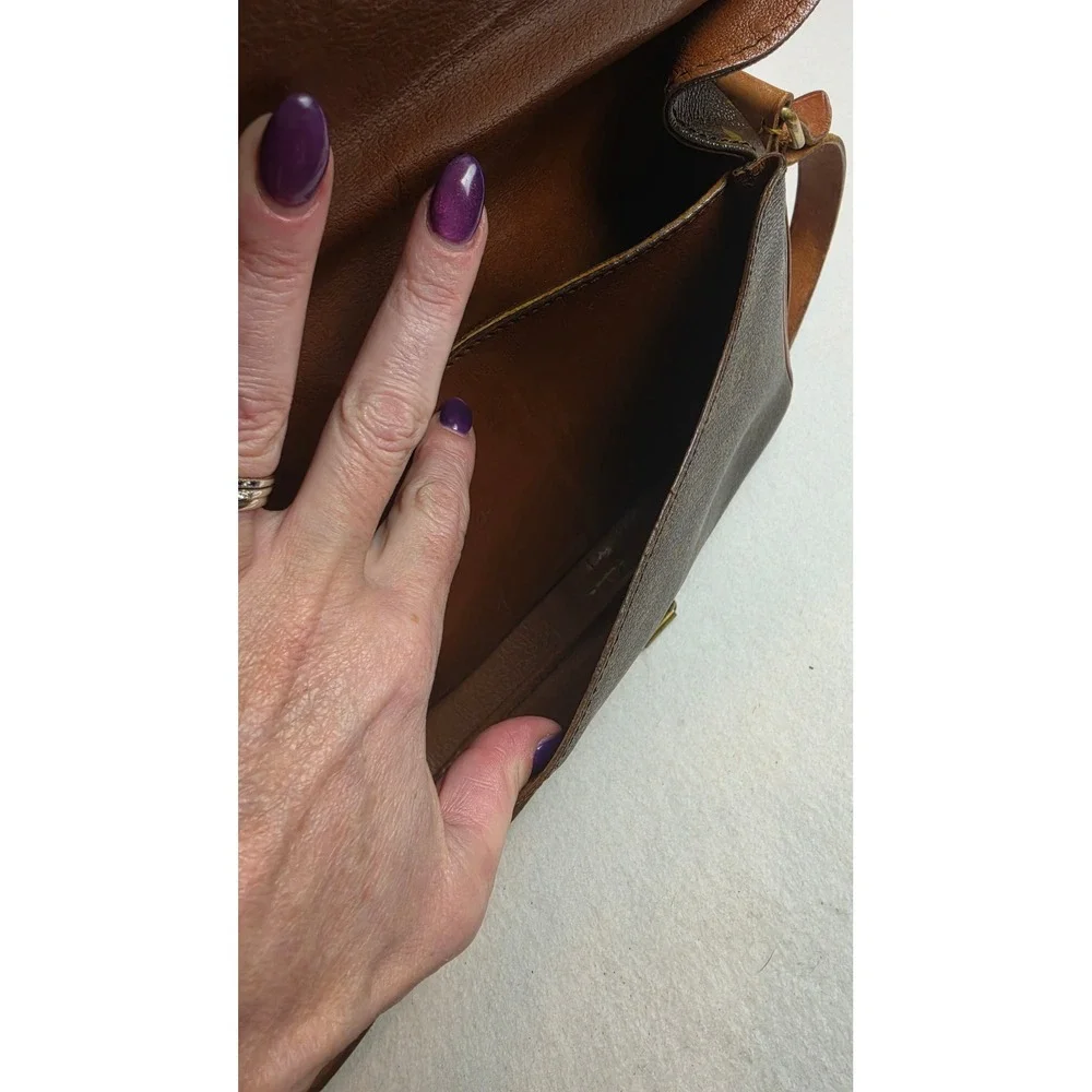 Louis Vuitton canvas cognac
