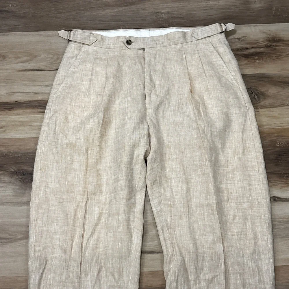 Paul Fredrick double pleated